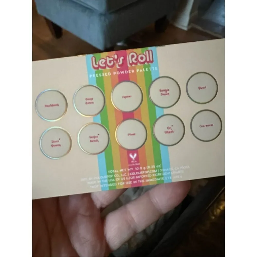 Colourpop Lets Roll Pressed Powder Eye Palette